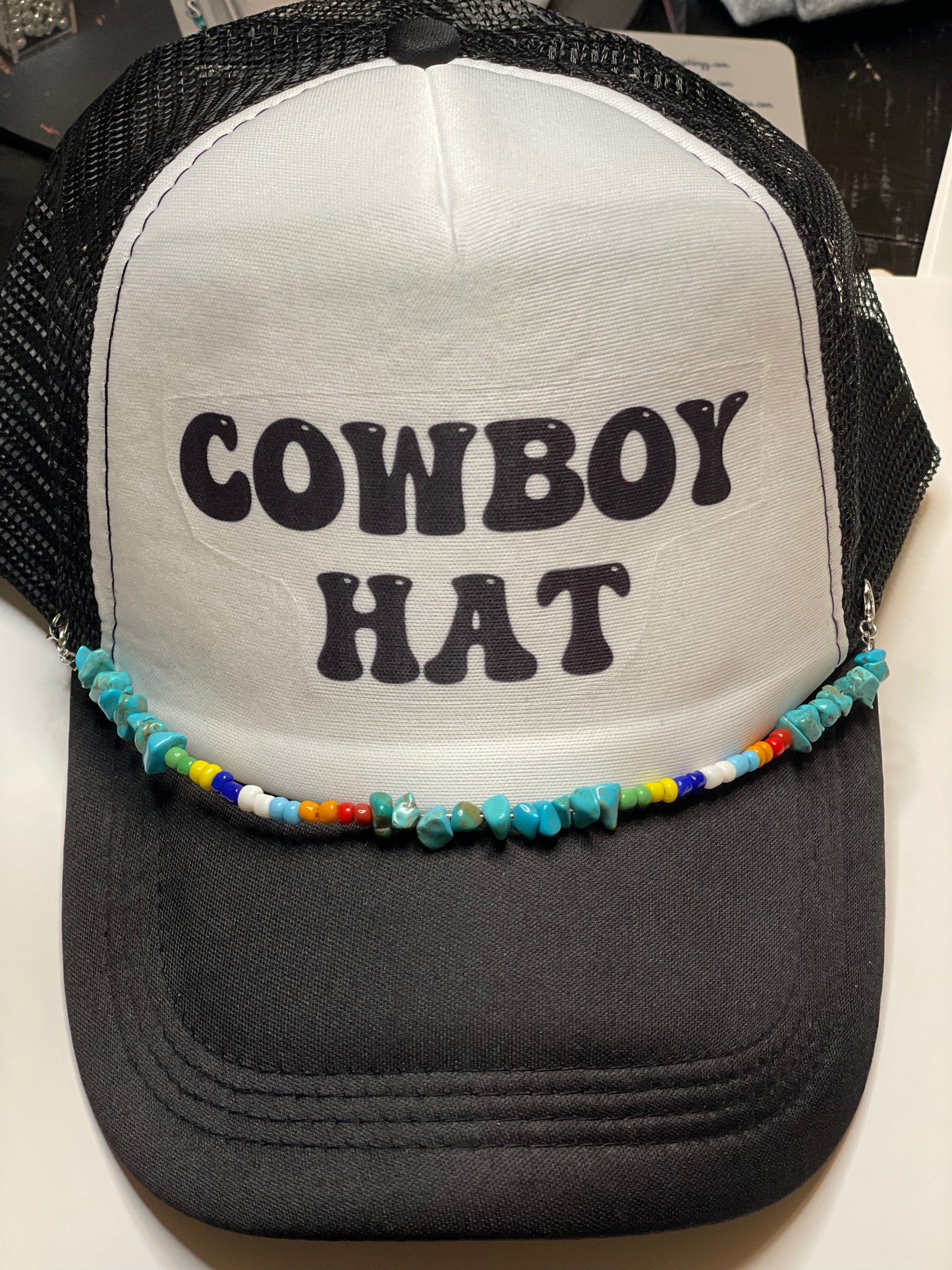 Cowboy Hat Trucker Hat Removable Hat Band