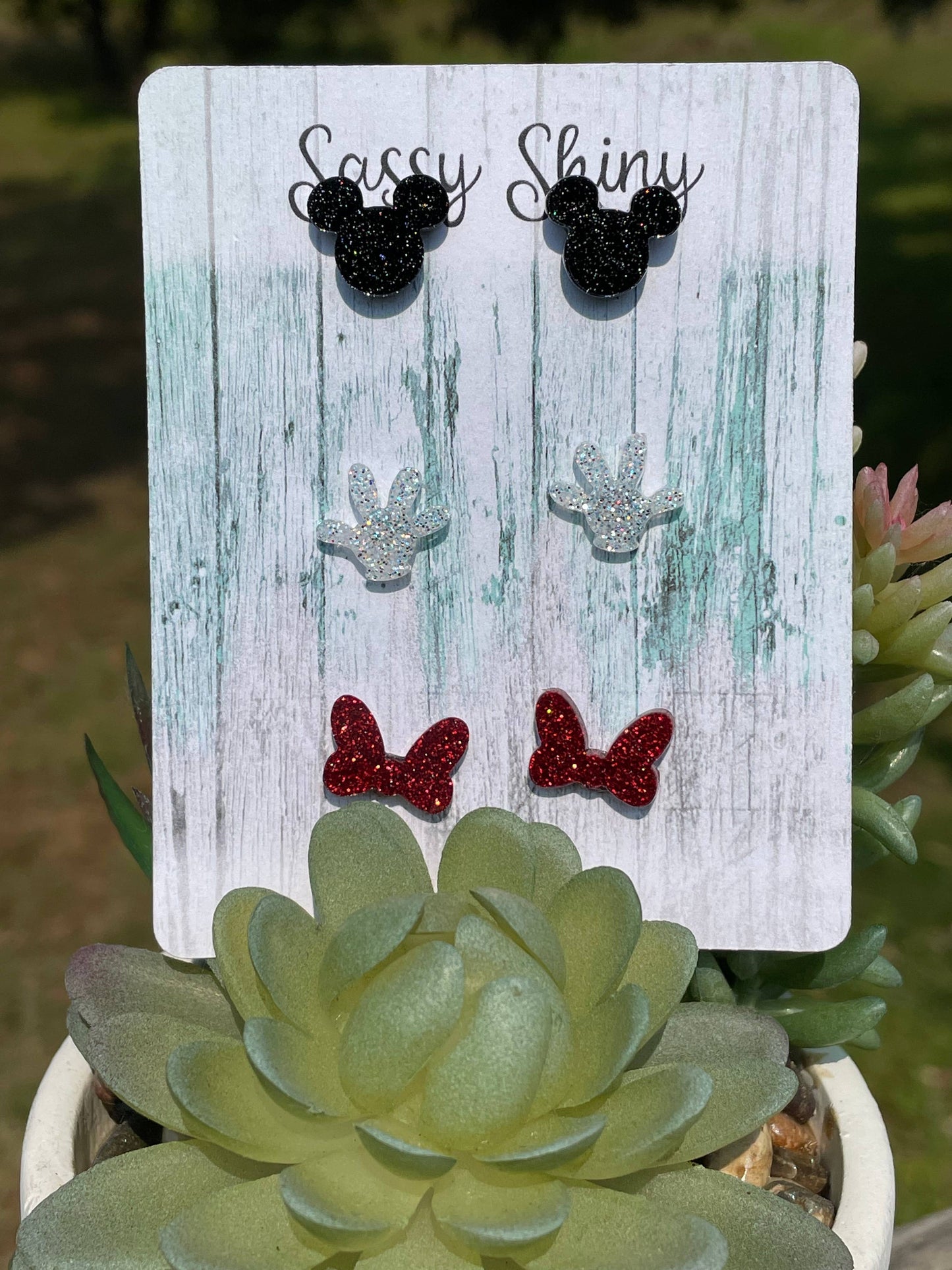 Magical Mouse and Stud earrings
